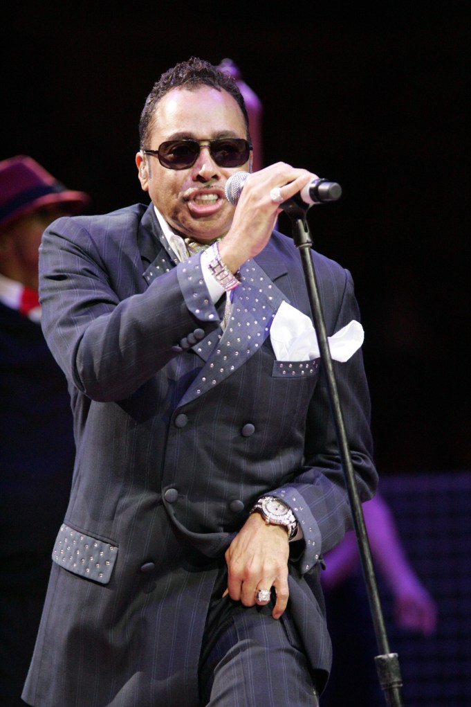 Morris Day performing live at the Palace during halftime.